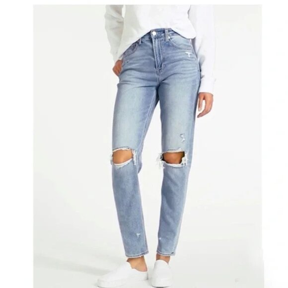 American Eagle Curvy Mom Jean Ripped Stretch - Picture 1 of 9